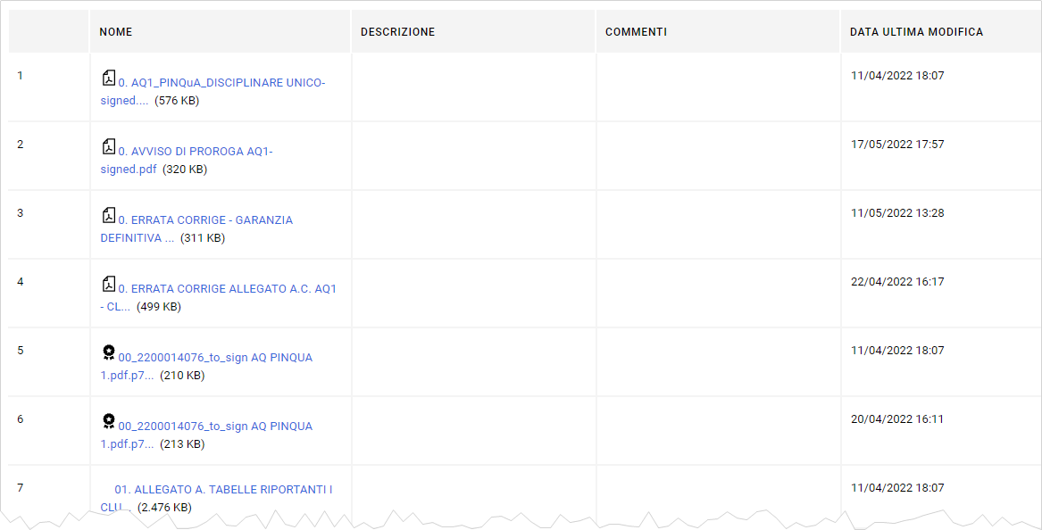 Esempio di link a documento